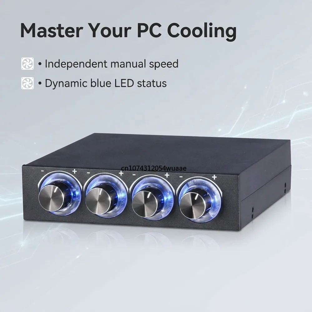 4 Channel  Speed Fan Controller with Blue LED  GDT Controller  and  CPU HDD VGA