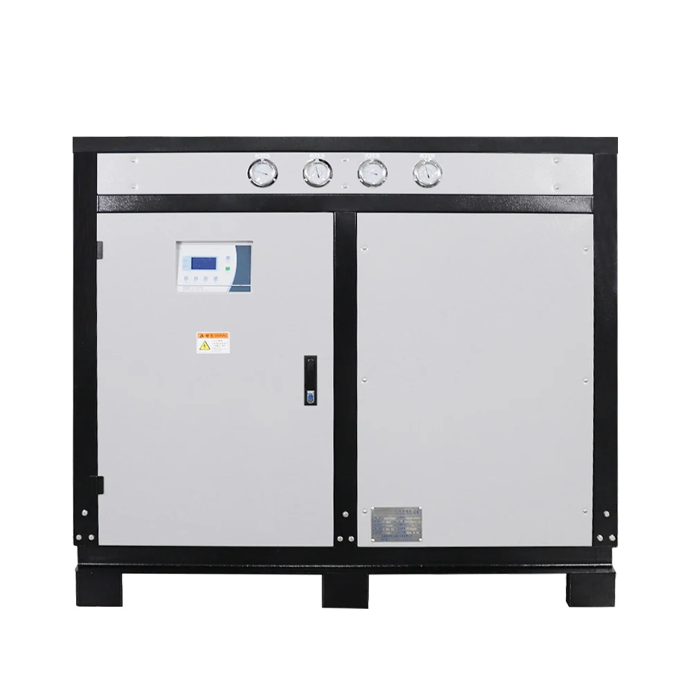 Laser Water-Cooled Chiller for Electroplating, Small Water-Cooled Low-Temperature Freezer, Industrial Condensing Unit