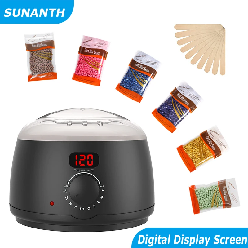 500ml Wax Melting Pot Wax Heater Rapid Depilation Removal Machine Waxing Kit Paraffin Heater Wax Beans Bead Heating Machine