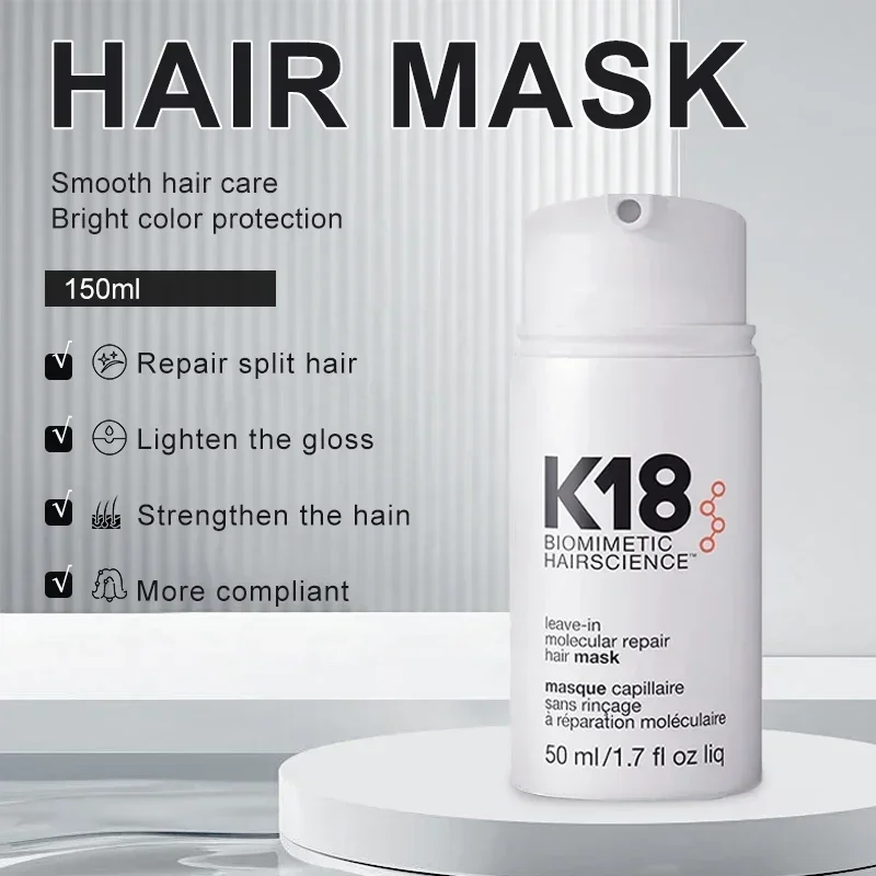 

K18 50ML Hair Conditioner Original Leave-in Molecular Repair Hair Mask Damage Repair Soft Deep Keratin Scalp Repair Conditioner