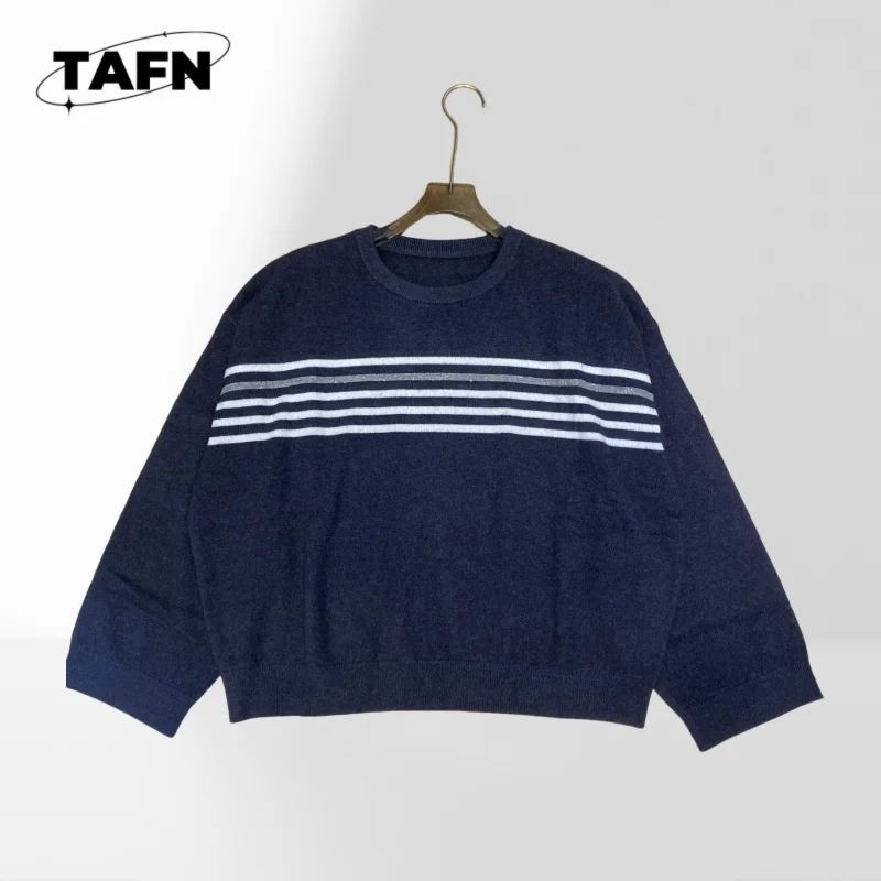 

Модный однотонный вязаный свитер для мужчин, уютный и модный для зимы, уютный и модный для зимы AJ1817