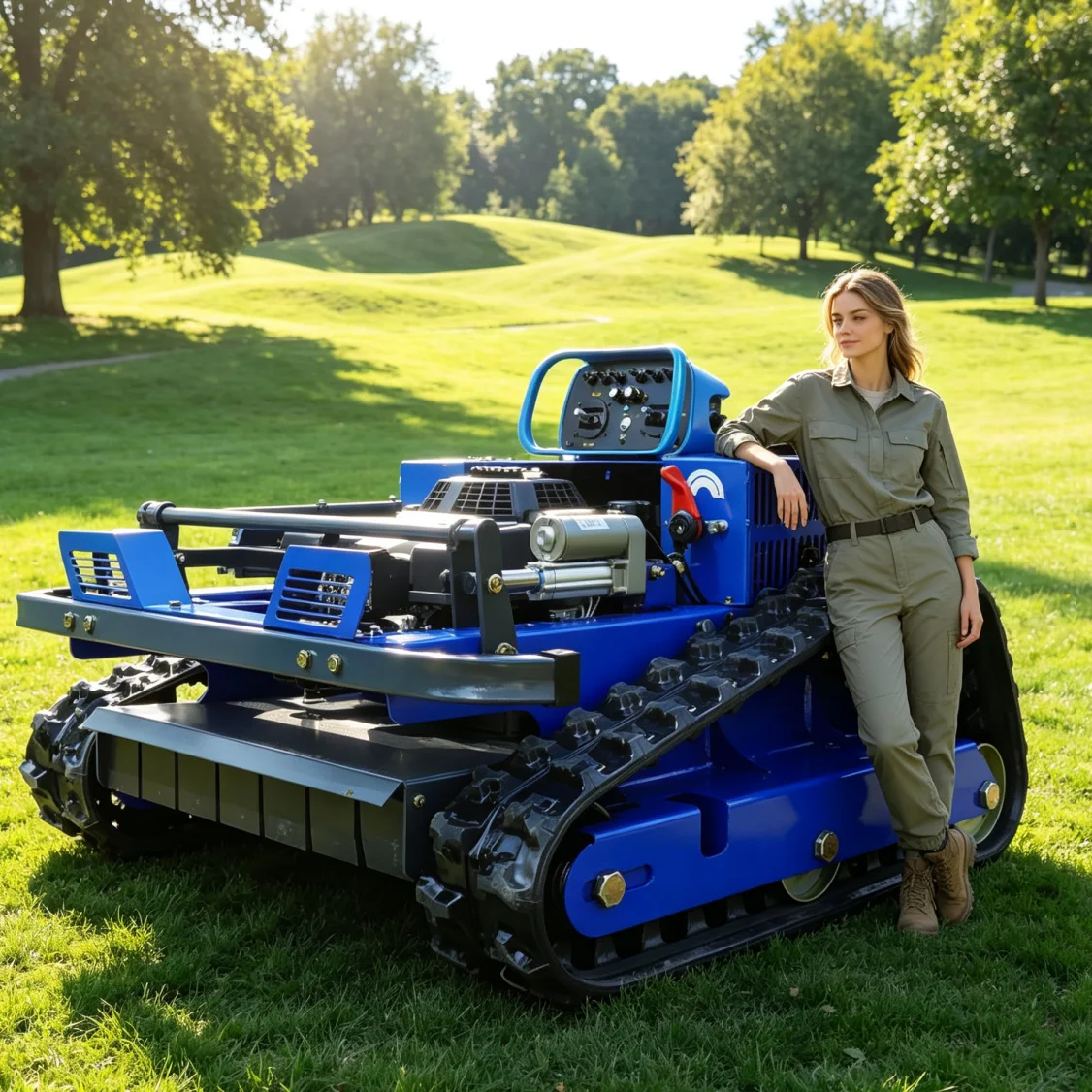 Customized Robot Mower GPS Autonomous Cordless Wire‑Free Automatic Remote‑Controlled Garden Yard Lawn Mower