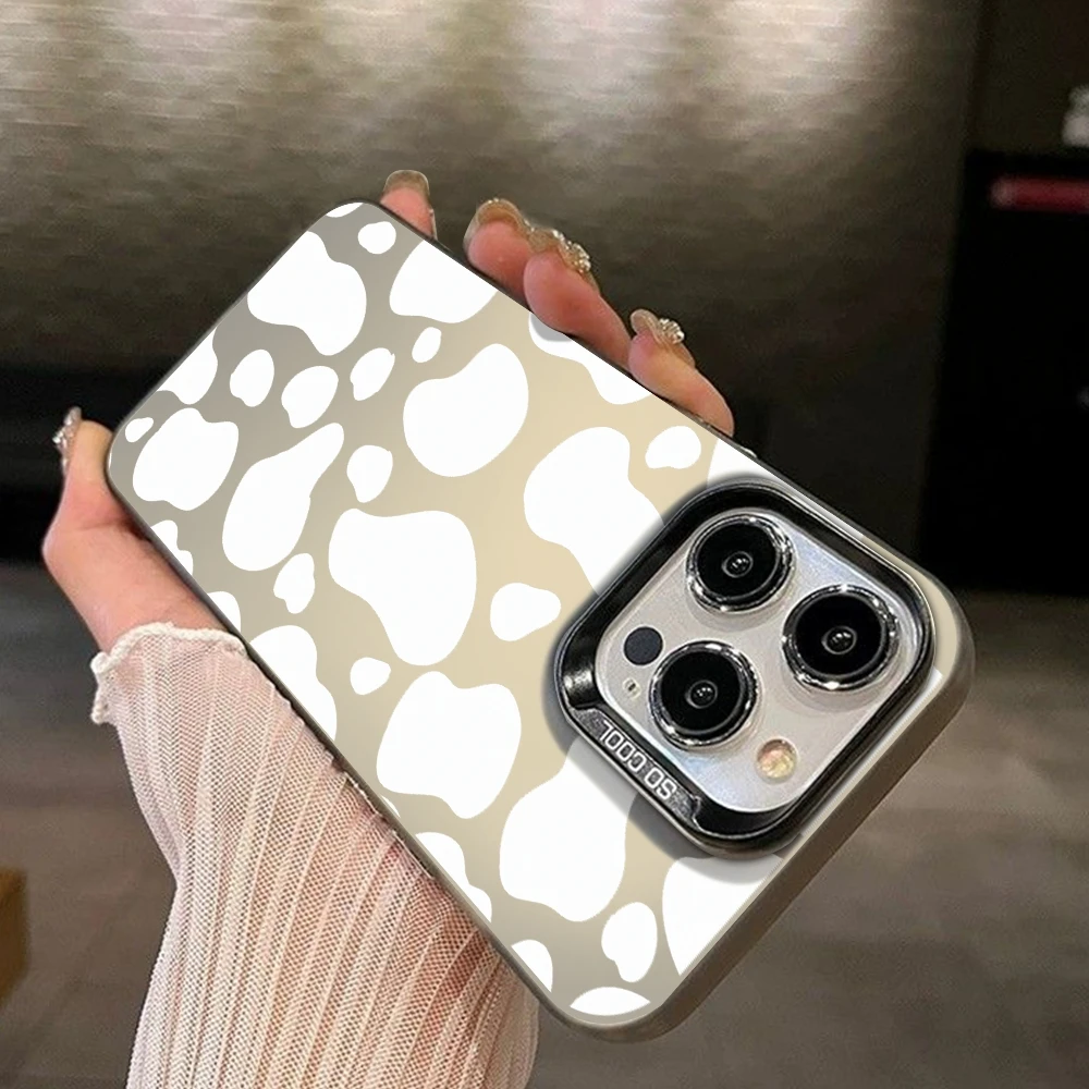 Case For Vivo Y91C Y91i Y93 Y95 1820 2015 V30E V17 V2026 V2029 S1 Pro Leopard Print Cover Vivo1811 1816 1920 1906 IMD Plating