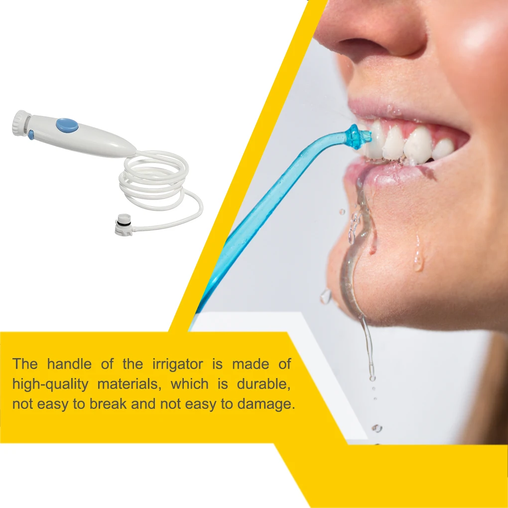 Water Flosser Oral Irrigator Dental Water Jet Replacement Tube Hose Handle Replacement Water Jet Flosser Tube Handle for WP-100