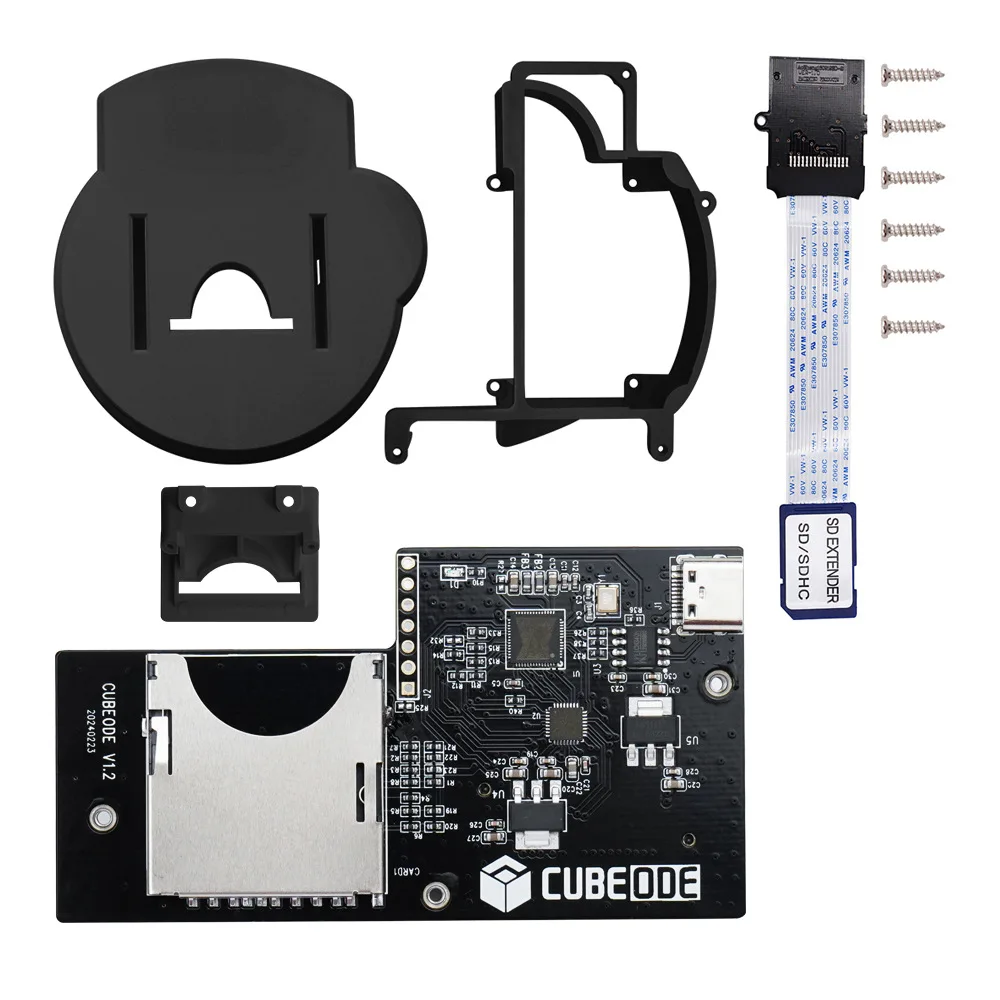 

NGC CUBEODE V1.2 Optical Drive Emulator Upgraded GC Loder SD Card Plastic Adapter