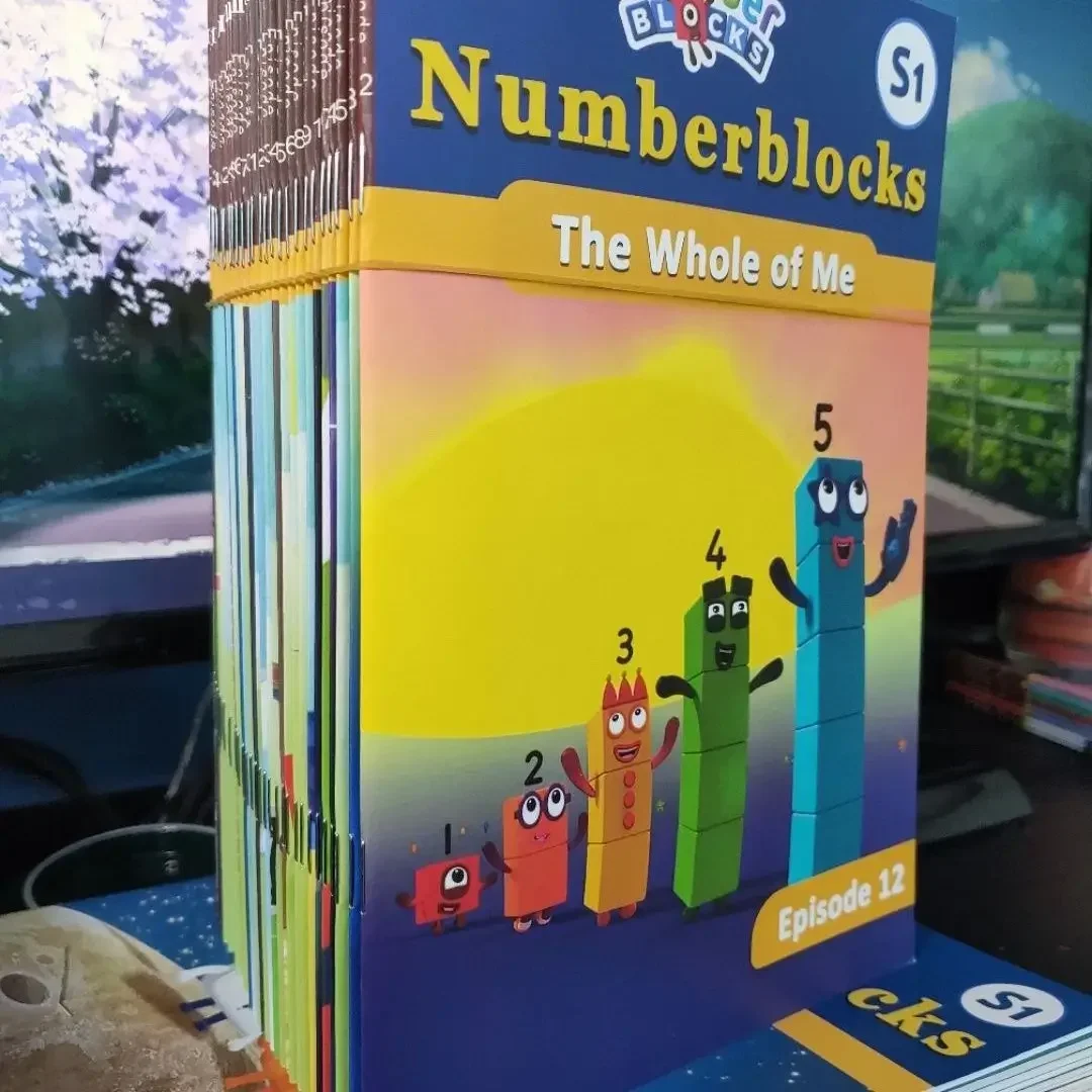 

30 Books/Set Numberblocks Alphablocks Digital Building Blocks Kids Children's Early Education English Learning Book