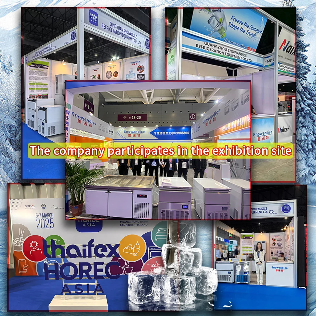 Fully Customizable Stainless Steel Bar Counter Blue Light Sterilization Ice Making Cabinet Style with 220V/110V Compressor