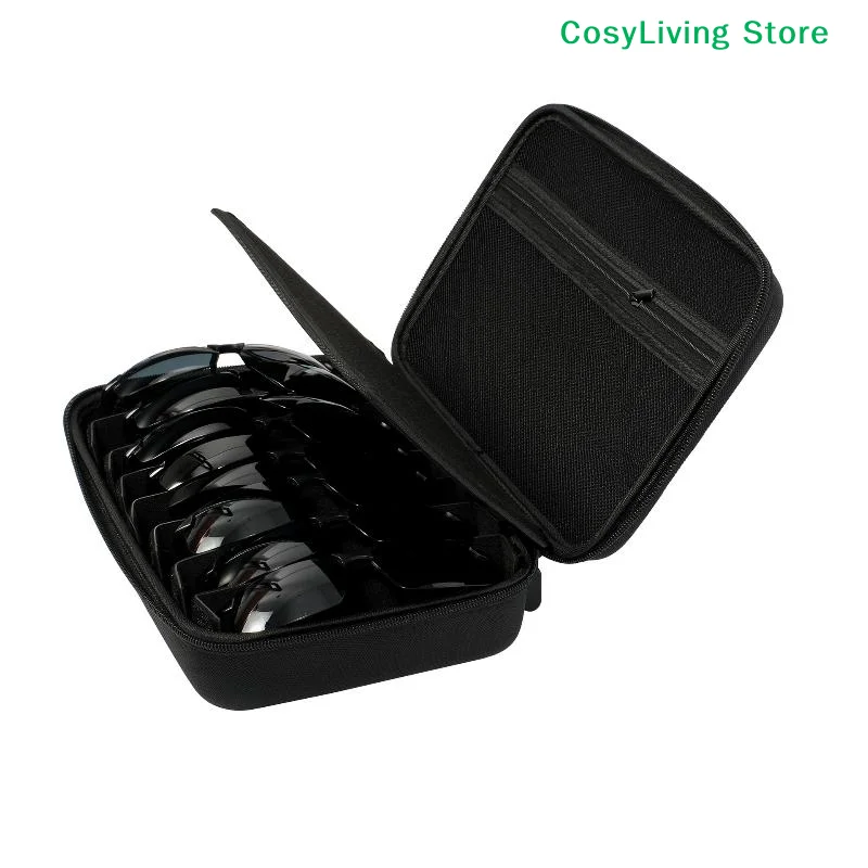 [CL]1Pcs 4/6/7/8 Grids Travel Organizer Storage Bag For Sunglasses Organizer Trendy Sunglass Storage Holder (Bag Only)[CL]
