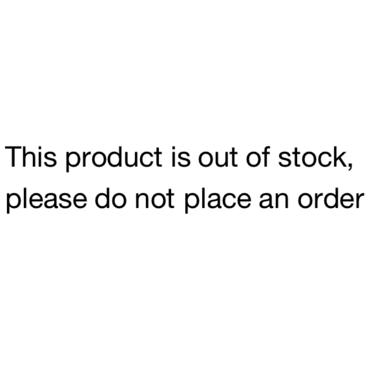 

This product is sold out, please do not purchase