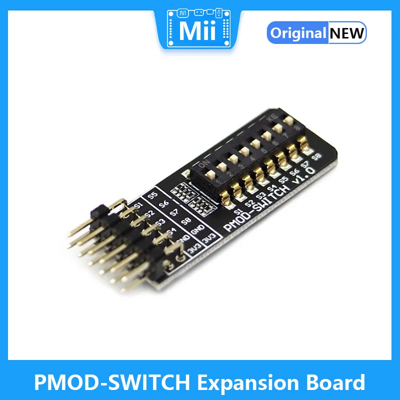 Placa de expansión PMOD-SWITCH ICESugar FPGA, módulo de expansión, interfaz estándar PMOD, interruptor DIP de 8 bits