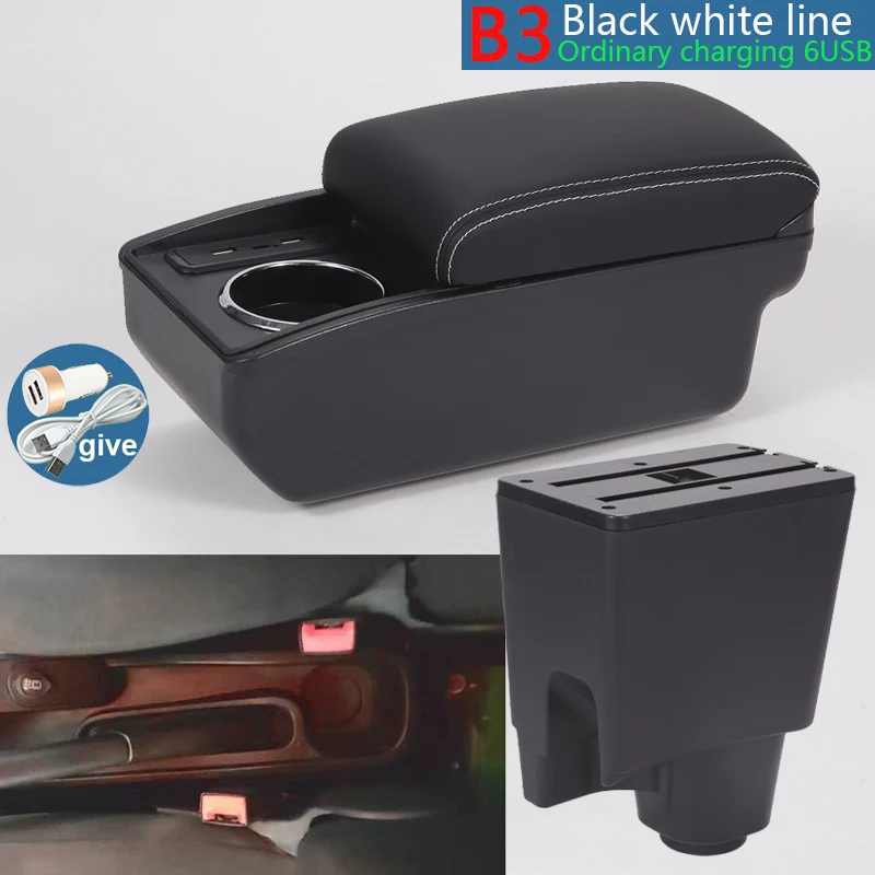 Voor Fiat Fiorino Armsteun Box Voor FIAT FIORINO Auto Armsteun Auto Opbergdoos Gewijd Retrofit onderdelen Interieur Auto Accessorie 2015