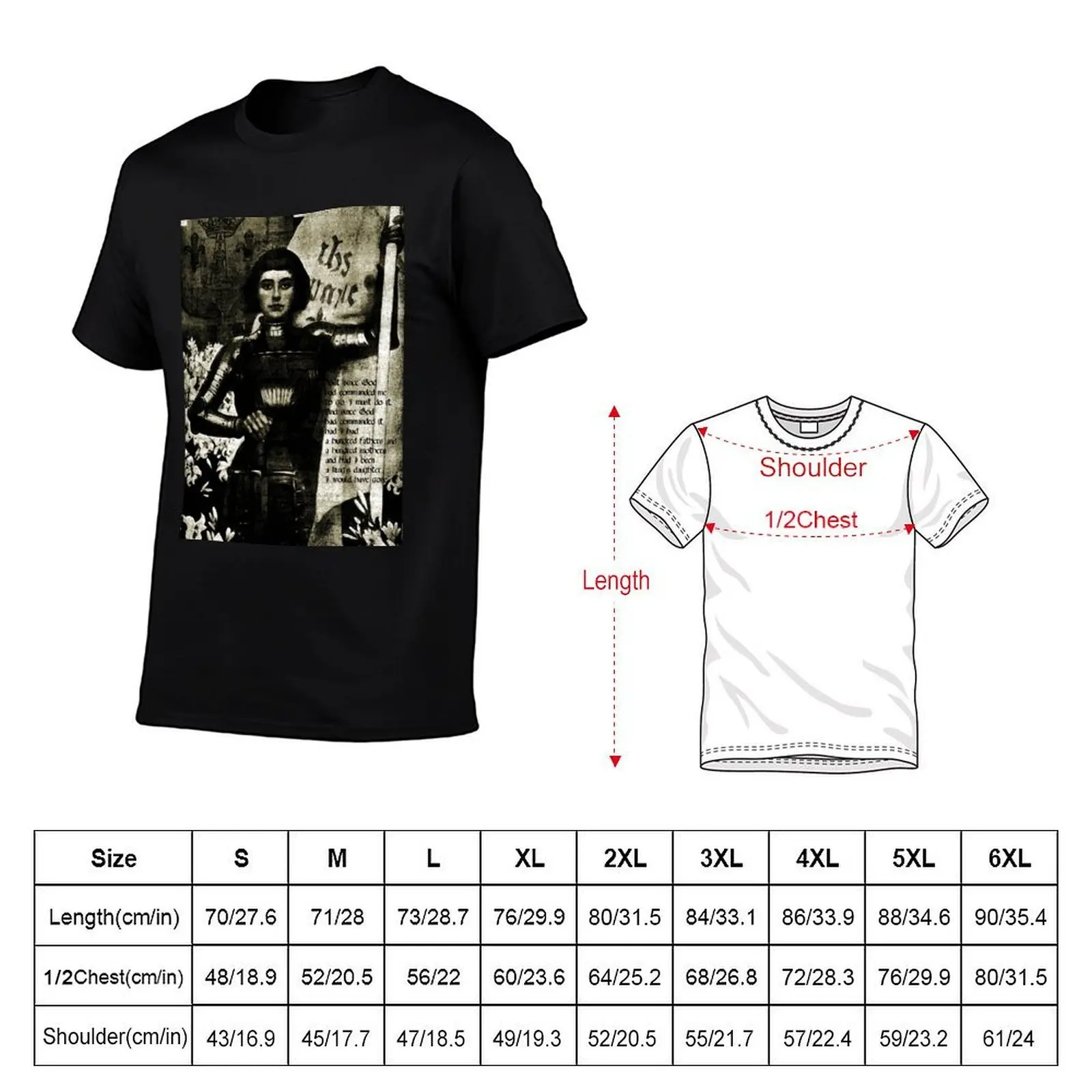 Jehanne d'Arc (Joan Of Arc) (pt.2) T-Shirt Lightweight Print T-Shirt