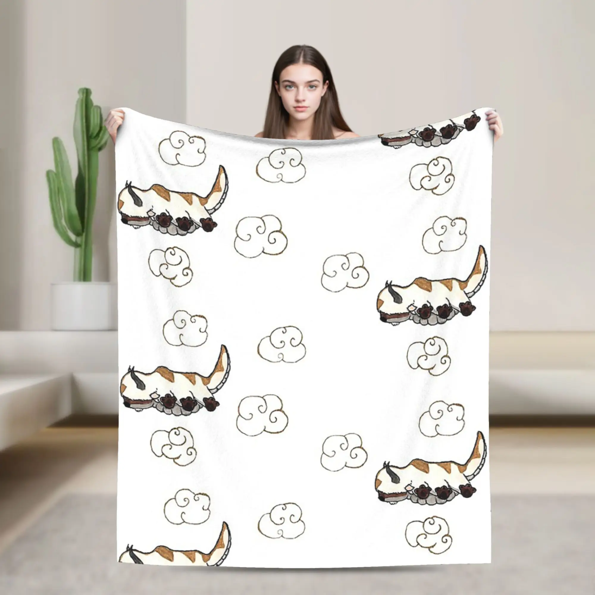 سعيد أبا بطانيات صوف الرمزية آخر Airbender مضحك رمي البطانيات للمنزل 150*125 سنتيمتر المفرش #1