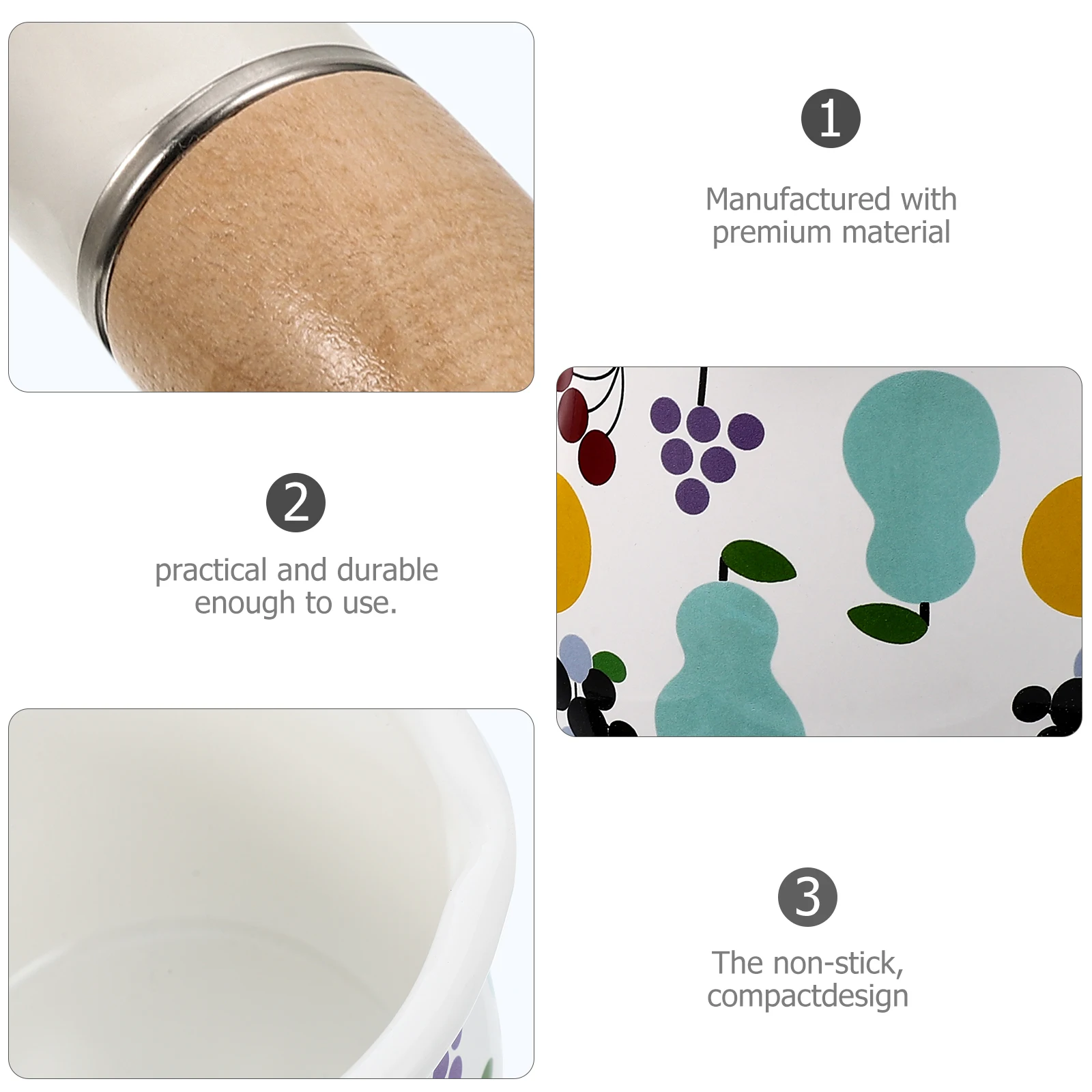 

Эмалированная грелка для масла, многофункциональная сковорода для соуса, детская сковорода для молока, практичная долговечная текстура, маленькая кастрюля