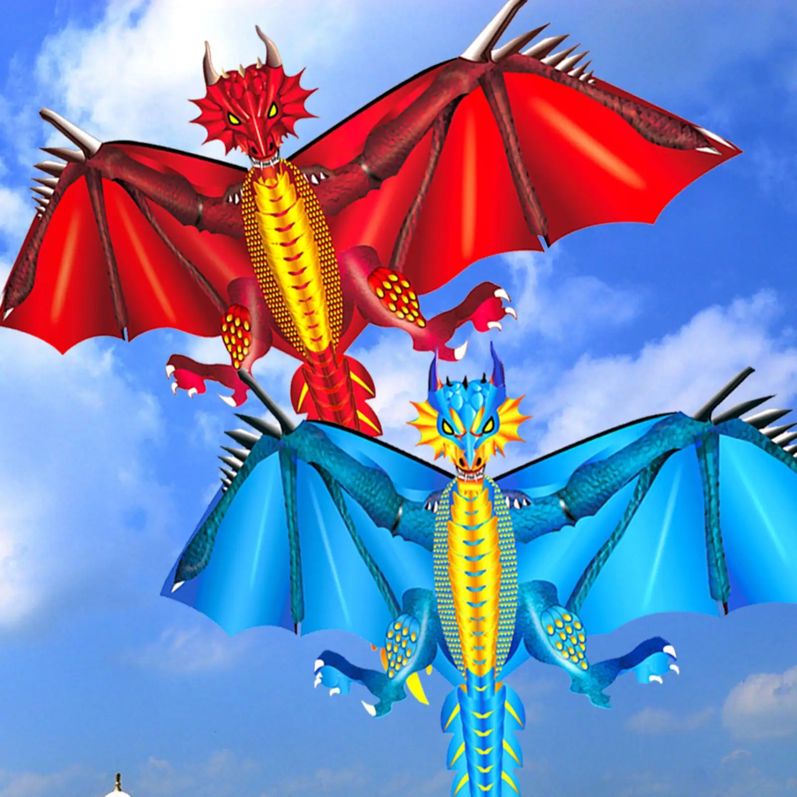 الحيوان الربيع طائرة ورقية مجموعة سهلة القماش الذاكرة الثمينة ضخمة ث/ذيل حلزوني مضحك ثلاثية الأبعاد ديناصور الطيارة لعب للأطفال الشاطئ