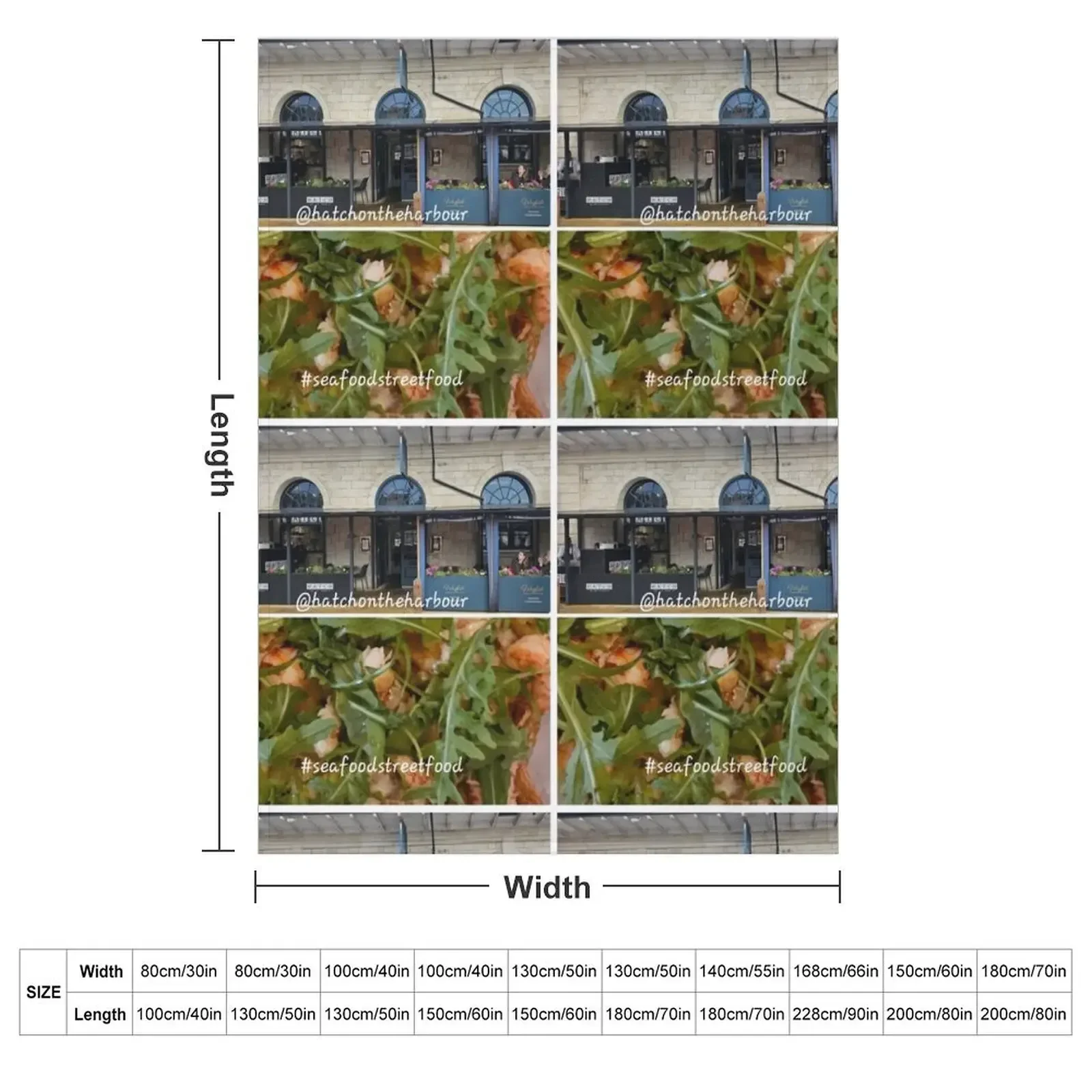 Seafood on the Harbour Throw Blanket Baby Soft Beds for winter Weighted Heavy manga Blankets