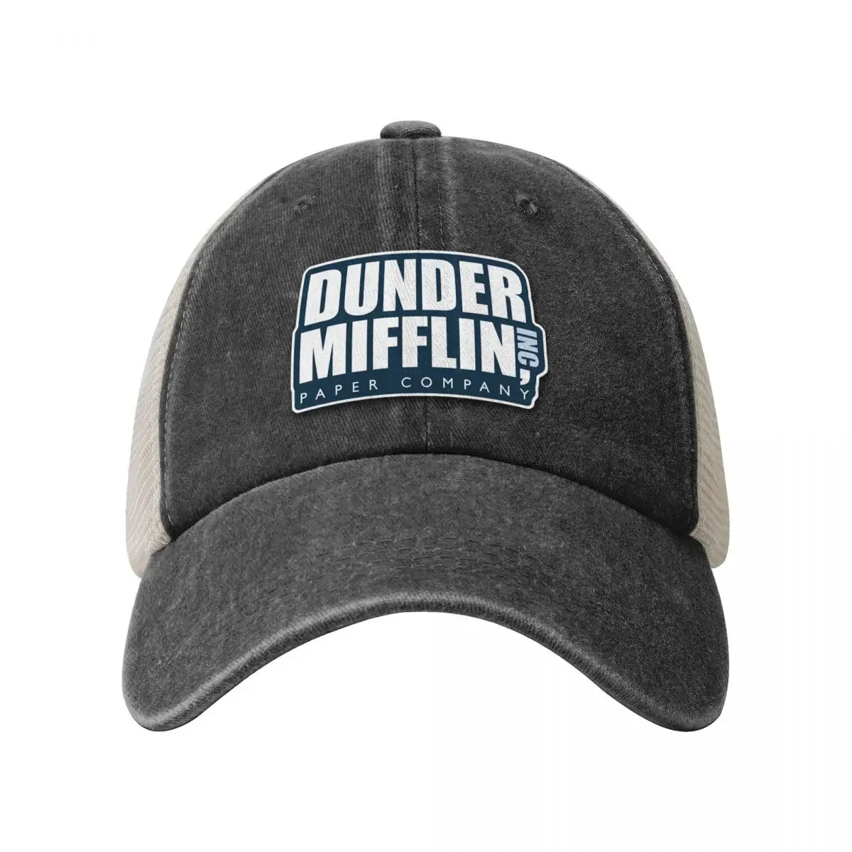 Fashion Unisex Dunder Mifflin London Cowboy Mesh Baseball Cap For Men Women's