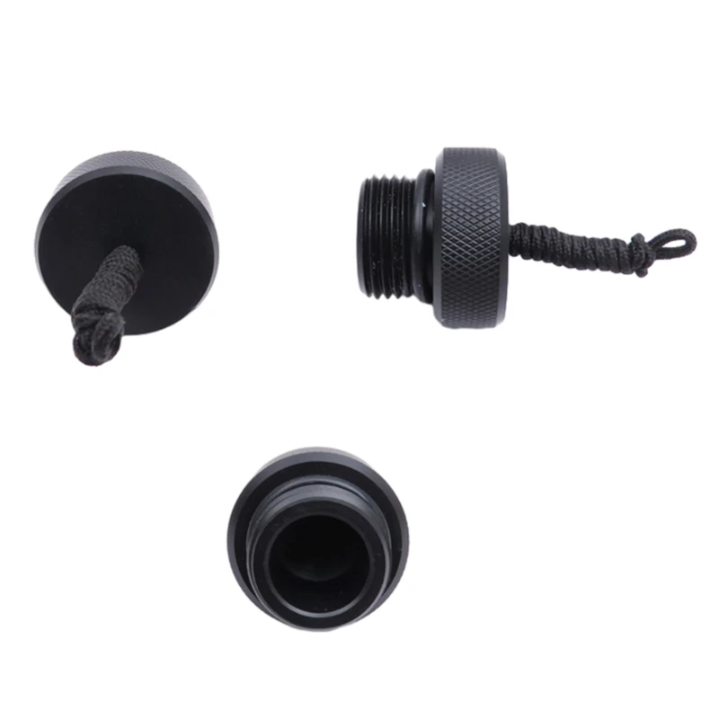  652D Scubas Diving Tanks Valves Dust Plug Cap Protector Cover Tanks Valves Cover with Cord Dust Plug Protections Cap End Cap