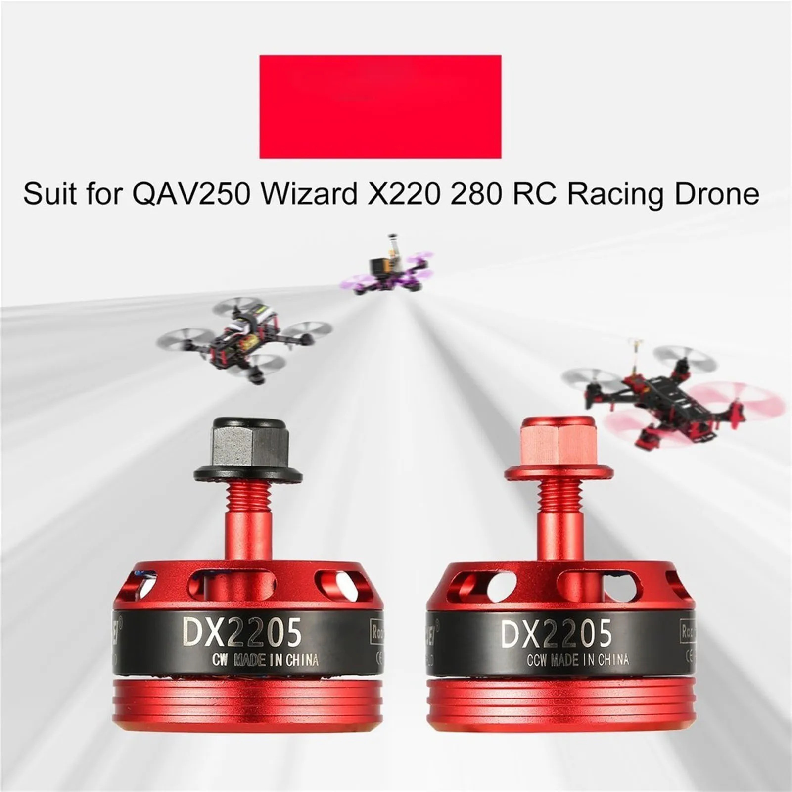 2 pezzi DX2205 2205 2300KV 2-4S CW CCW motore brushless per QAV250 X220 280 RC Drone accessori
