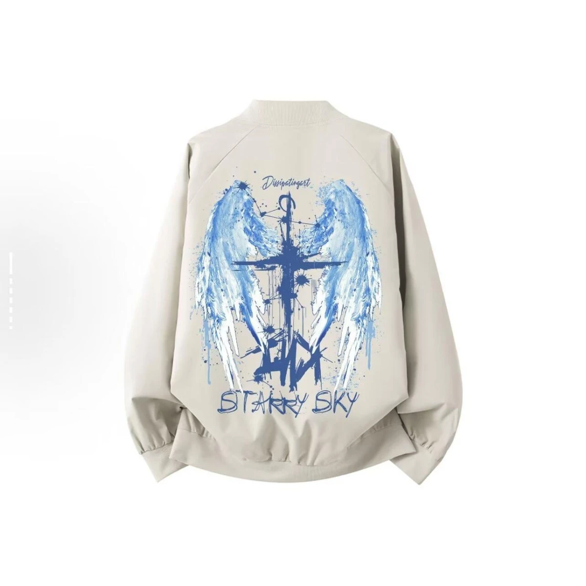 

Street Sle Loose Fit Men's Jaet Spring Autumn Casual Cool Harajuku Korean Faion High Street Trendy Windproof Polyester