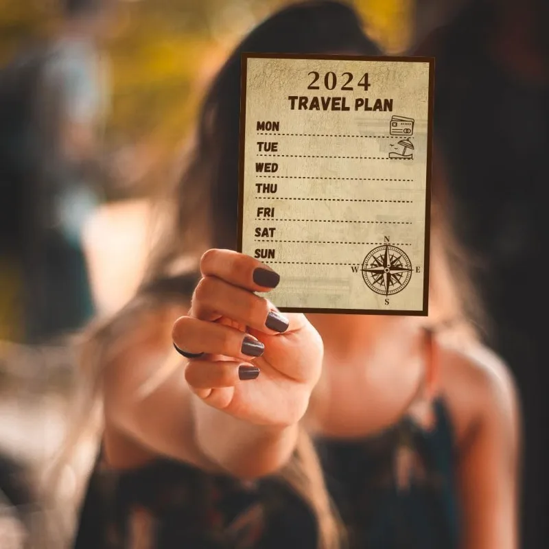 1Sheet Travel Diary Clear Stamp Compass Icon Clear Rubber Stamps Number Week Year Silicone Stamps for DIY Scrapbooking Photo