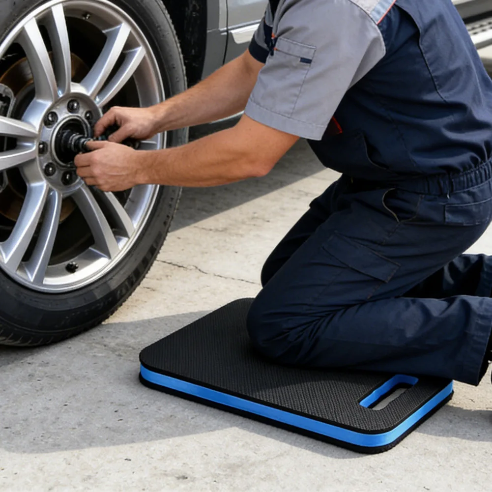 EVA-Schaumstoff-Kniepolster, wasserdicht, ölbeständig, Kniematte für Autoreparatur, Gartenarbeit, Werkstatt, Wartungswerkzeug im Freien – Detail 2