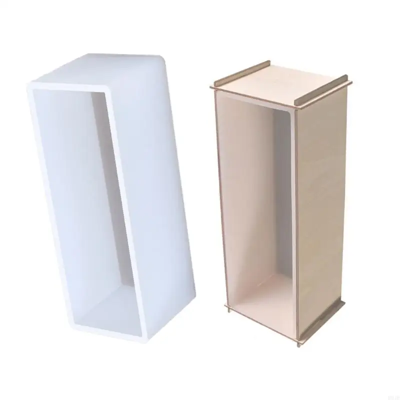 R9JE DIY Craft Molds Craft Supplies DIY Large Soap Molds Rectangular Silicone Molds Silicone Crafting Molds Silicone Material