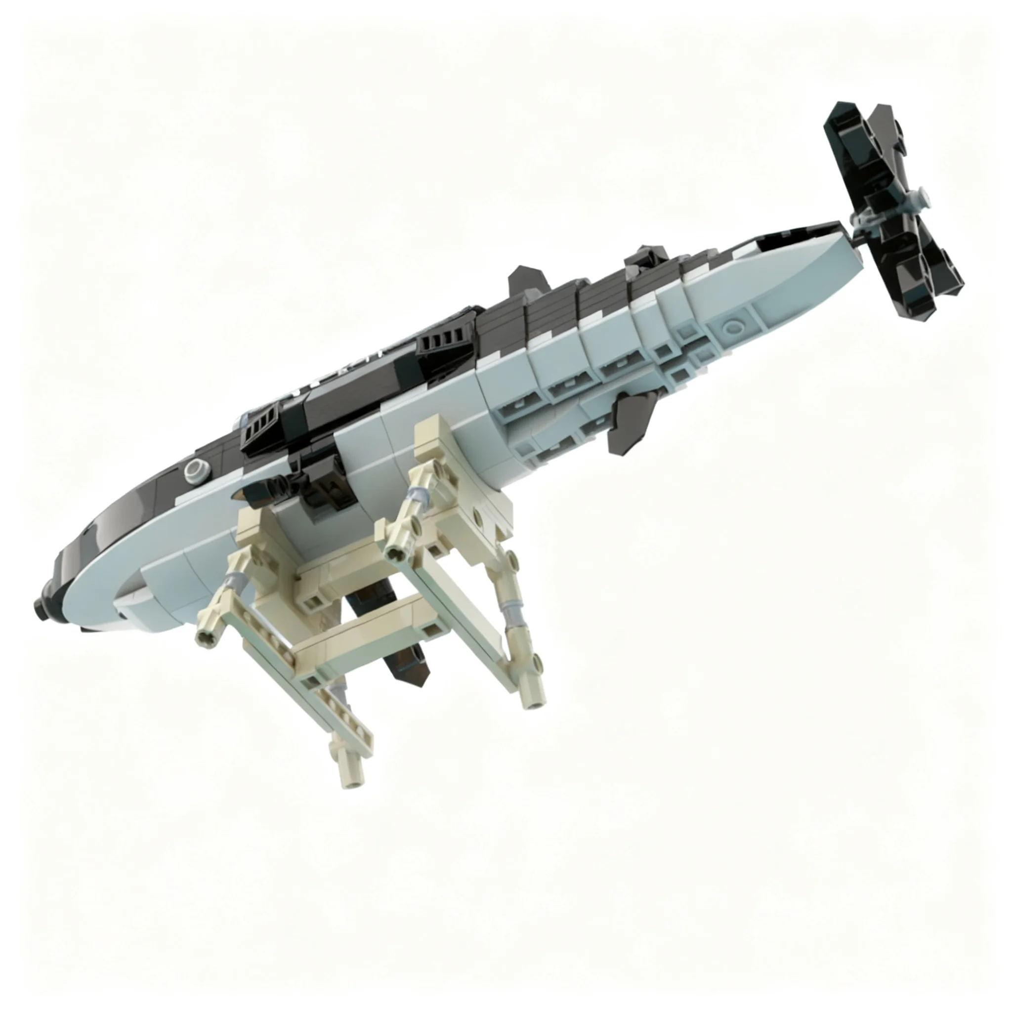 418pcs MOC Ideas and CUUSOO Shark Submarine Red Rackham's Treasure Model Christmas Gift Creative Home Decor DIY