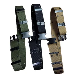 Tactical Belt Quick Release Outdoor Military Training Belt Soft Nylon Sports Accessories Men And Women Adjustable Waistband