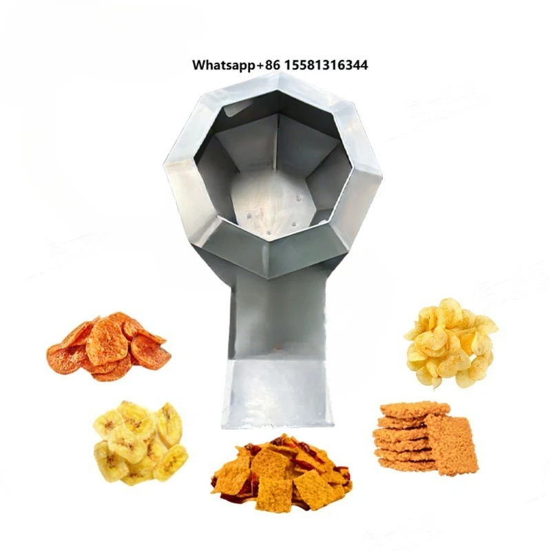 Stainless Steel Multi-functional Fried Puffed Food Seasoning & Pepper Strips Coating Machine 220V New Portable High Productivity