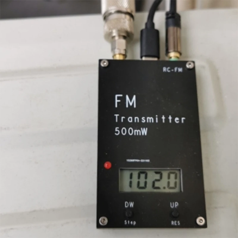 Transmisor FM estéreo Digital de 2000M y 0,5 W, transmisor FM estéreo para transmisión de Radio DSP de Campus