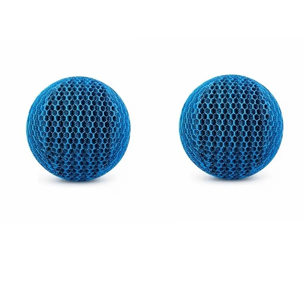 2pcs Foam Absorber Reusable Scum Absorber Filter Floating Pool Cleaner Mesh Round Oil Absorbing Sponge Ball Bathtub