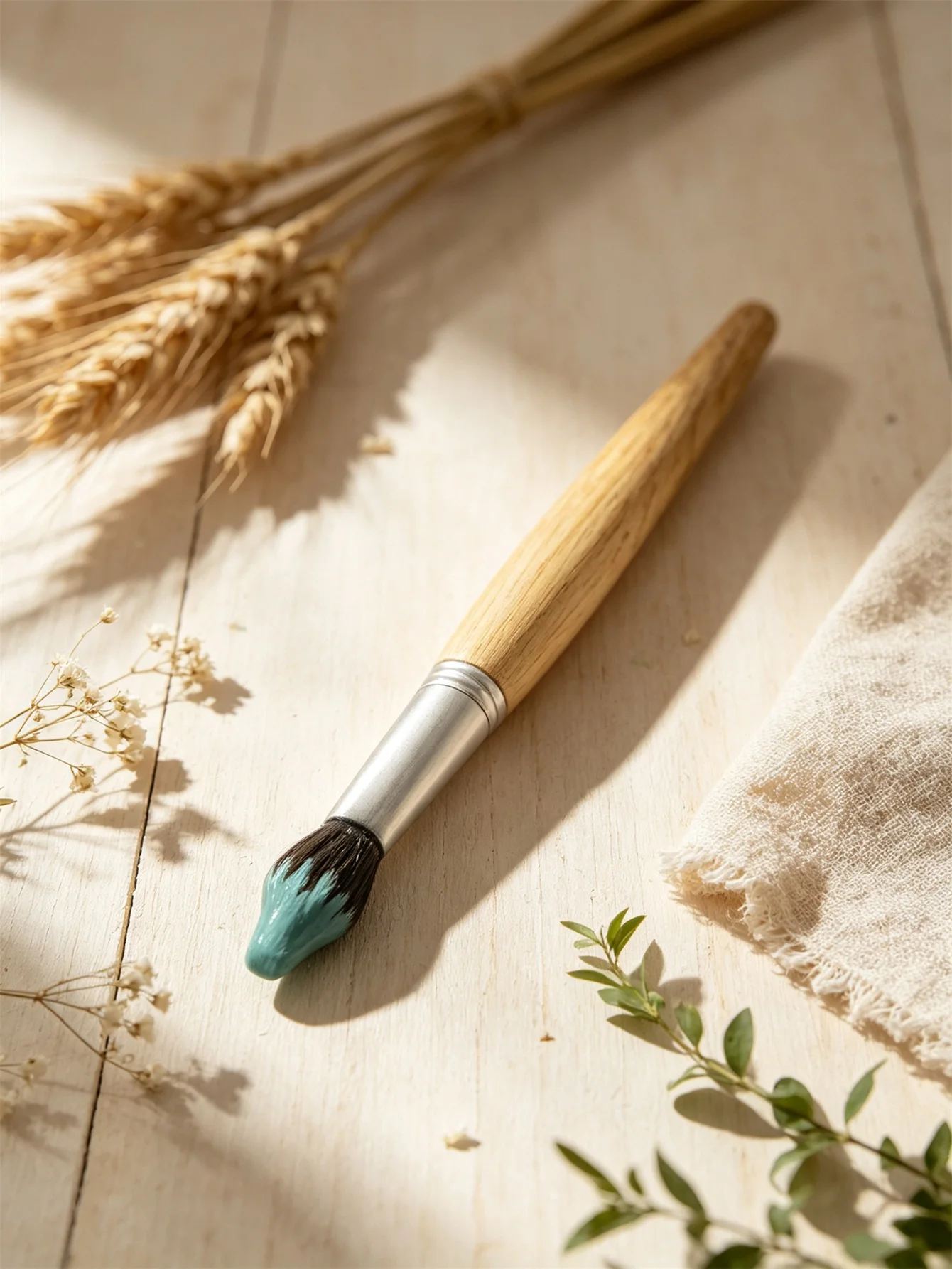 Personalized Wooden Calligraphy Brush And Ballpoint Pen Customized Name Engraving Stationery Gift for Art Student Teachers Thank