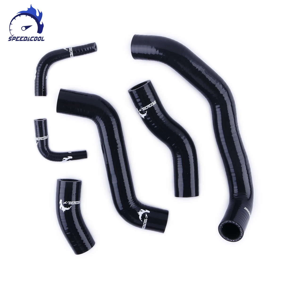 SPEED&COOL For 2001-2008 Kawasaki ZRX1200R ZRX 1200 R Motorcycle Silicone Radiator Coolant Tube Pipe Hose Kit