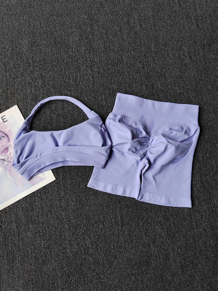 Yoga-Anzug mit hoher Taille für Damen, zum Laufen, Absorption ter Top, Fitnessstudio, zweiteiliges Set, atmungsaktives Qui Dry-Nylongewebe