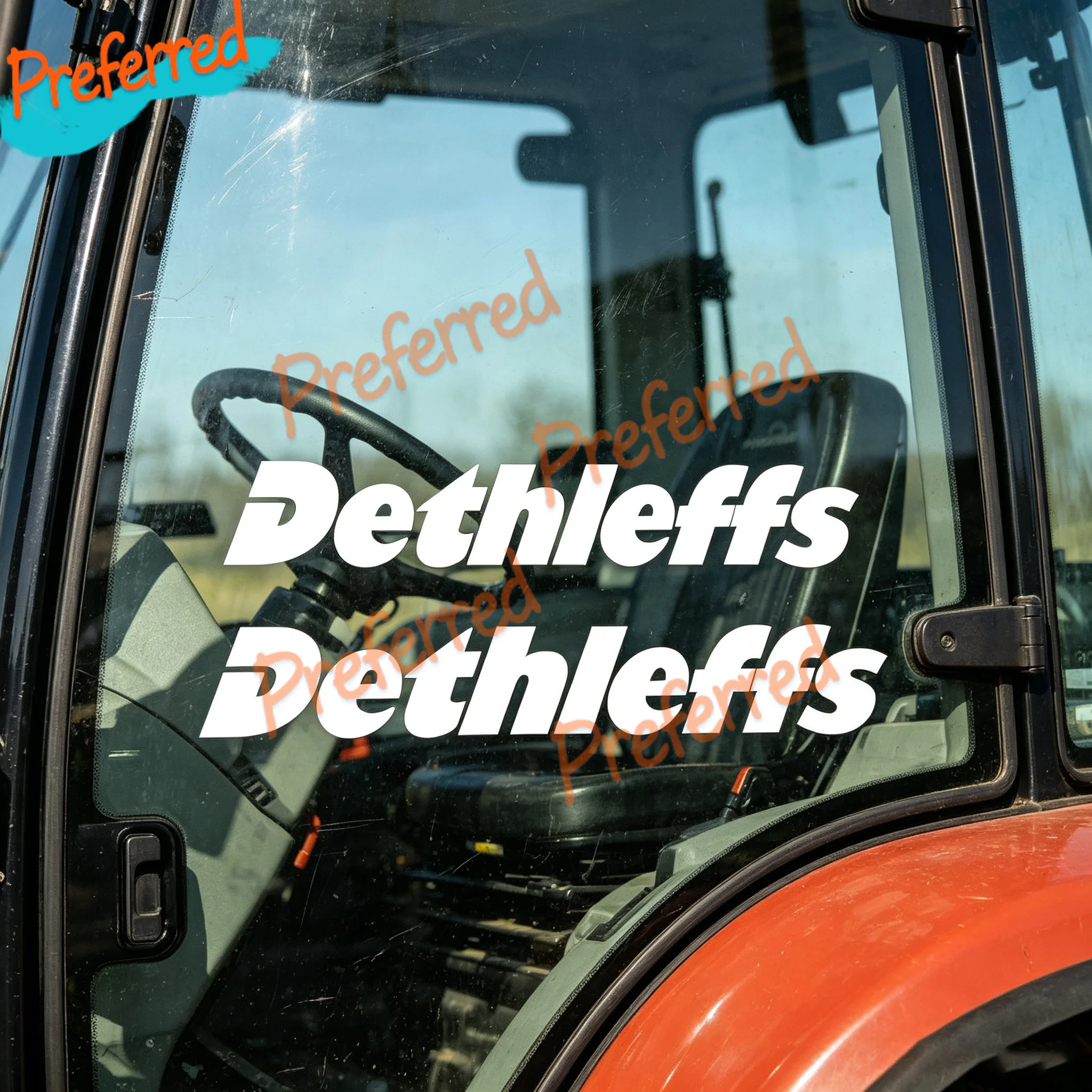 2x Pegatinas Dethleffs Wohnmobil Wohnwagen Aufkleber Camper Sticker Vinyl Outdoor - Customizable in Any Sticker Size