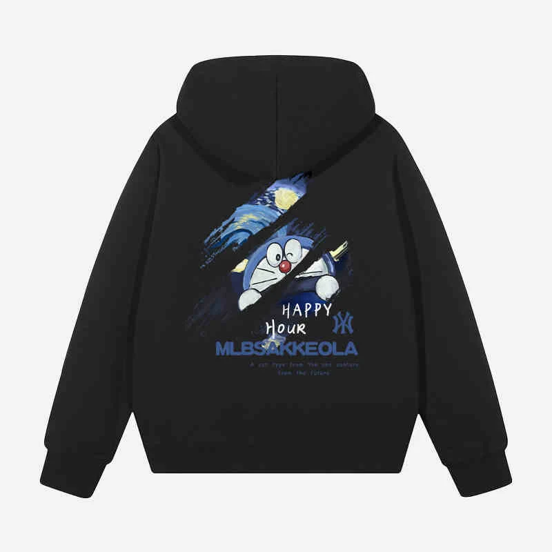 

2024 New Official Autumn and Winter Hooded Sweater Jacket Men's Trend Cartoon Printed Long Sleeve Fleece Bottom Top Anime Hoodie