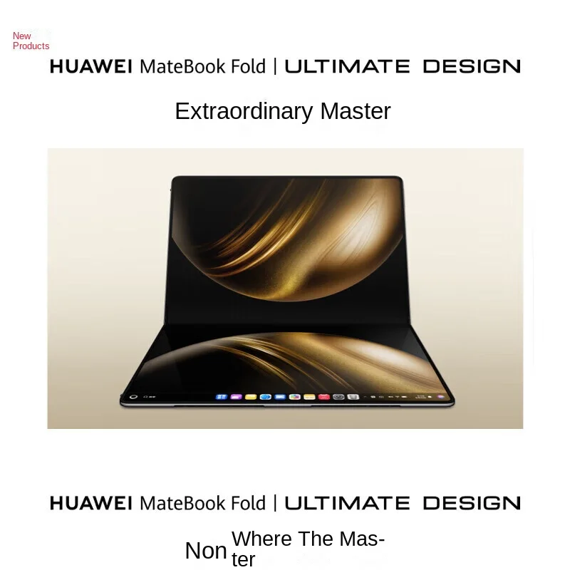 HUAWEI MateBook Lipat Master Luar Biasa Layar OLED Dua Lapis 18 Inci HarmonyOS 5 Komputer Lipat Ultra-ringan dan Tipis,