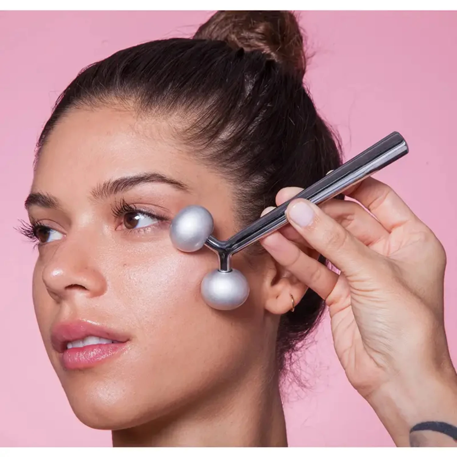 Massaggio con rullo facciale per rassodare la pelle - Strumenti per la cura del salone di bellezza a forma di V per rassodare, sollevare e ringiovanire la pelle con anti-Wri