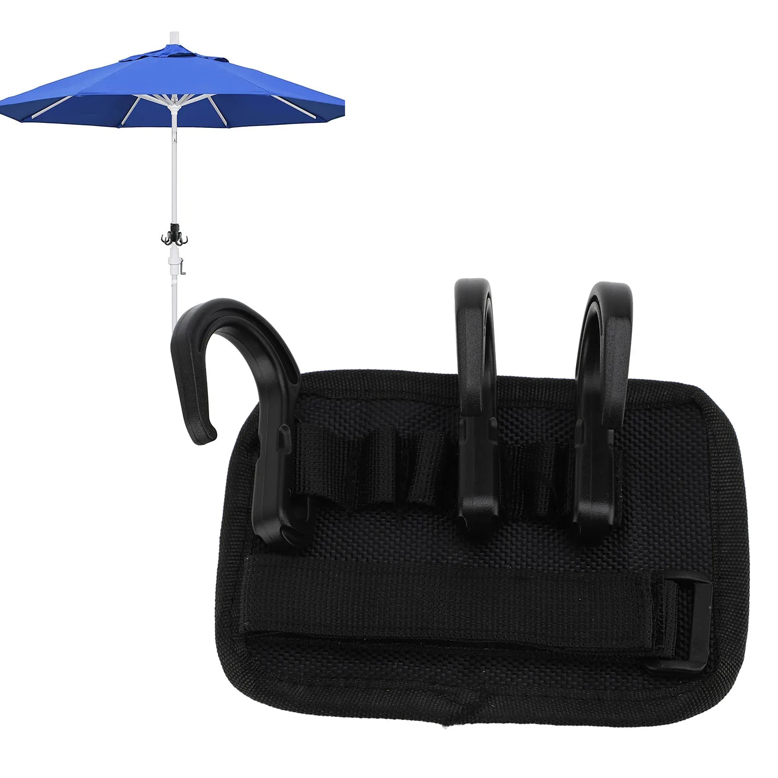 

Beach Umbrella Hanging Hook ABS Patio Umbrella Bag Holder Hanger With 6 Detachable Hooks For Towels Hats Clothes Camera