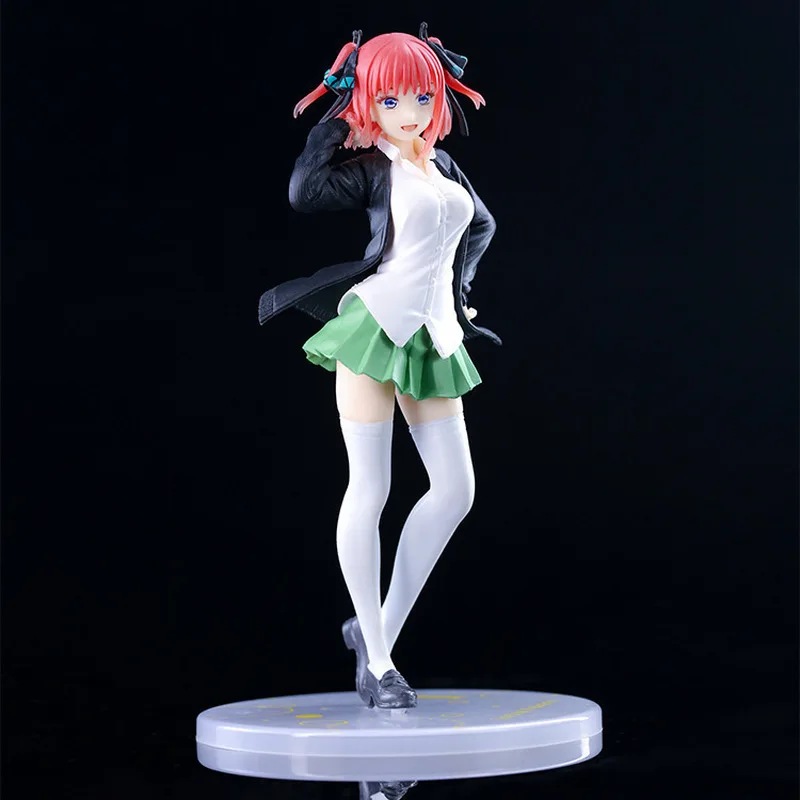 

The Quintessential Quintuplets Nino Nakano School Uniform Cute Girl Figure toys Decoration anime peripheral Birthday Gifts
