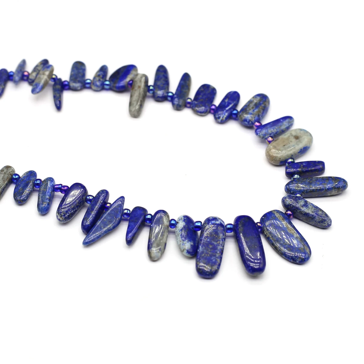 Natural Crystal Stone Lapis lazuli 37 Side Hole Irregular Beads 10x25mm Jewelry Making DIY Necklaces Bracelets Accessories Gifts