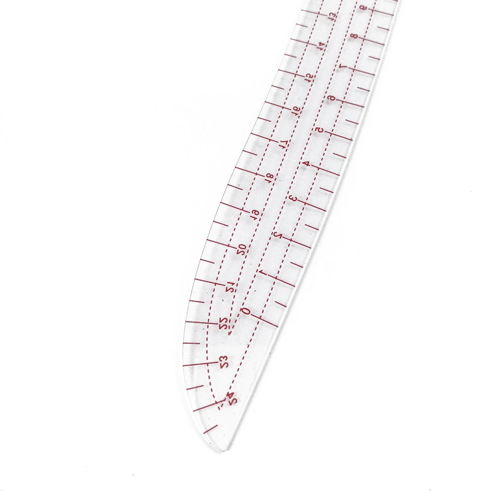 البلاستيك الشفاف خياط منحنى فرنسي الخياطة حاكم خياط كوما على شكل خياطة الخياطة خليط كوما على شكل حاكم #6