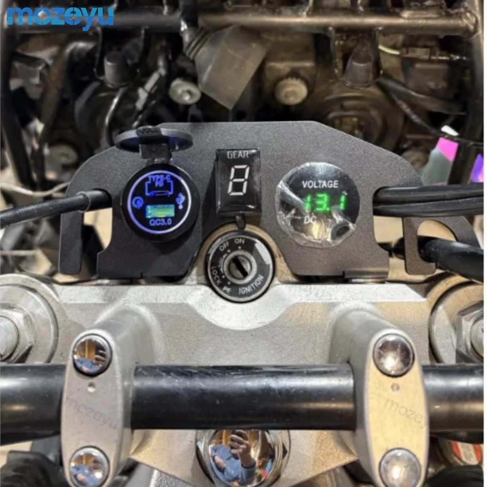 

Motorcycle Auxiliary Shelf USB Dash Panel Aftermarket Fit For Suzuki DL650 V-strom650 2004 2005 2006 2007 2008 2009 2010 2011