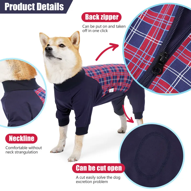 Post-Operative Vest for Dog Recovery Suit, Pet After Surgery, Abdominal Wound, Puppy Surgical Clothes, Wear Substitute, New,