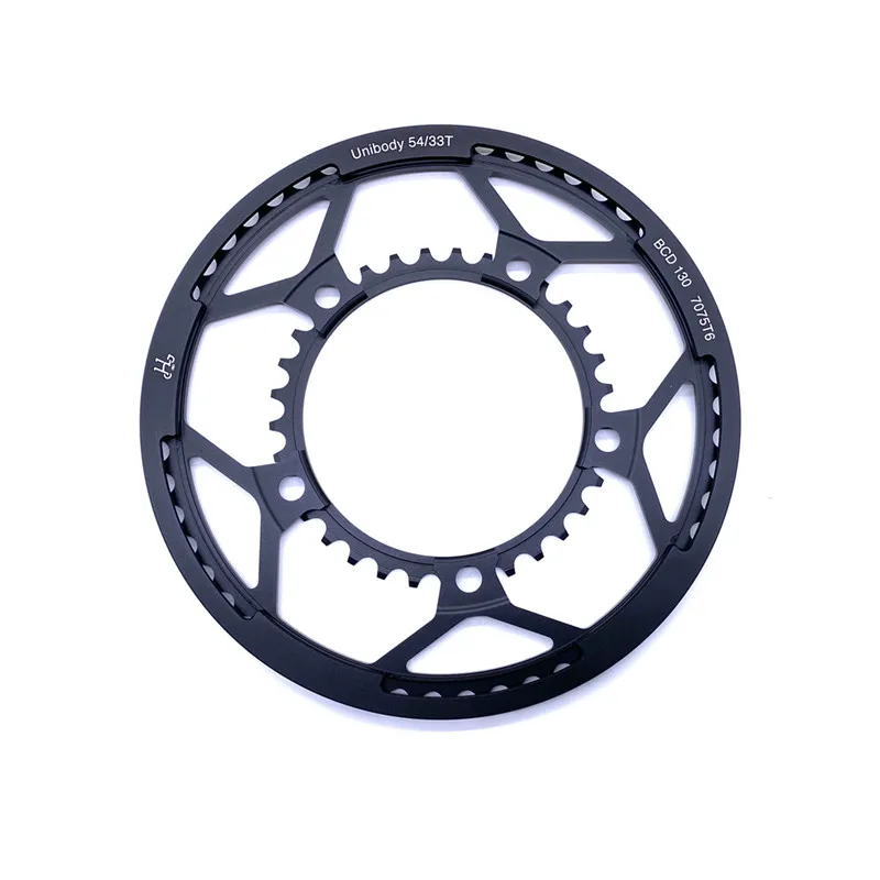 H&h HH Unibody 54/33T ブロンプトン Brompton H&H 54/33T Chain-Guard Intergrated Chainring for Brompton Folding