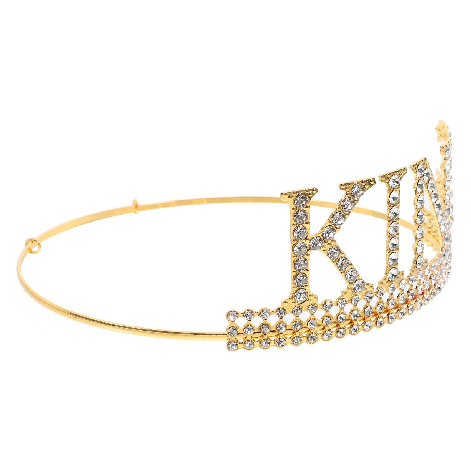 

Vintage King Party Decorative Costume Accessory Birthday Cosplay Headdress Plastic Crown Headband For Men Banquet Performance