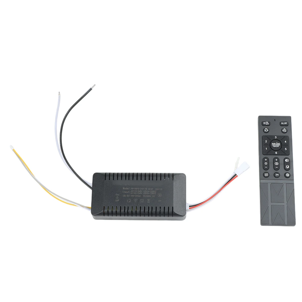 Ceiling Fan Light Controller with Integrated Air Guide and Remote for Precise Fan and Light Intensity Management