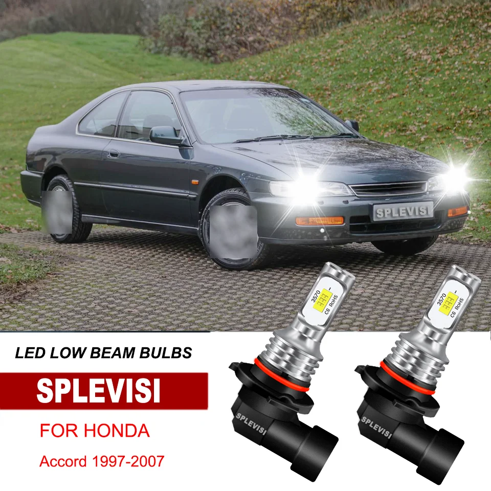 

2x 9006 HB4 LED Headlight Low Beam Bulbs IP67 For Honda Accord 1997-2007 Odyssey 2005-2010 Lexus GS300 1998-2005 RX300 1999-2003