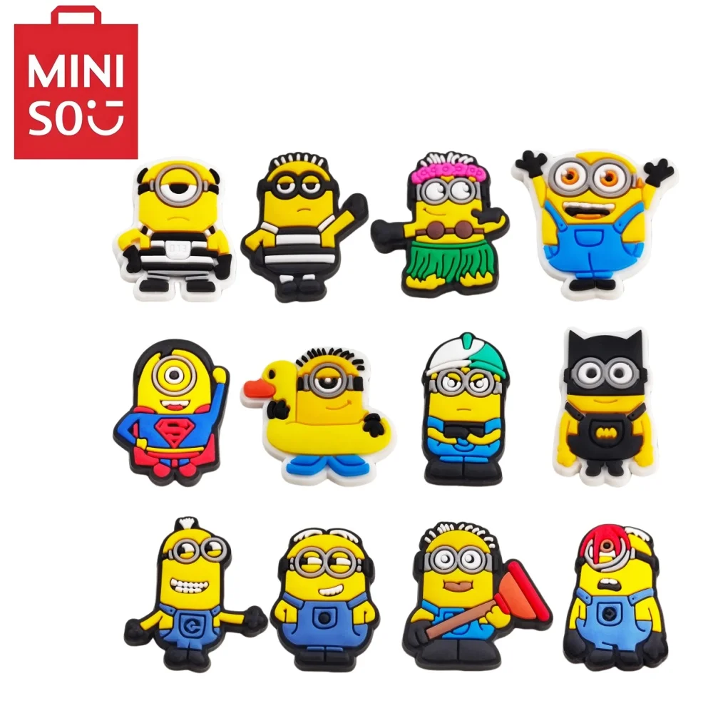 

Miniso 12 Cute Cartoon Shoes Bubble Slide Sandals PVC Shoe Accessories Christmas Gift Accessories